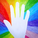rainbow hand